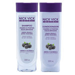 Kit Shampoo + Condicionador Nick & Vick Nutri-hair Raízes E Pontas Equilibradas