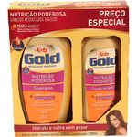 Kit Shampoo + Condicionador Niely Gold Nutrição Poderosa