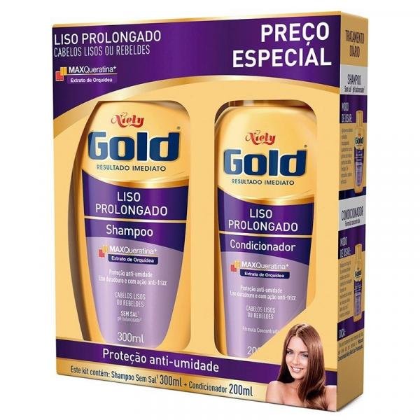 Kit Shampoo + Condicionador Niely Gold Orquídea