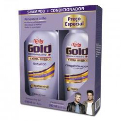 Kit Shampoo + Condicionador Niely Gold