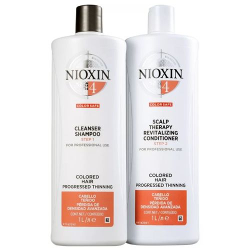 Kit Shampoo + Condicionador Nioxin System 4 Salon Duo 1000ml