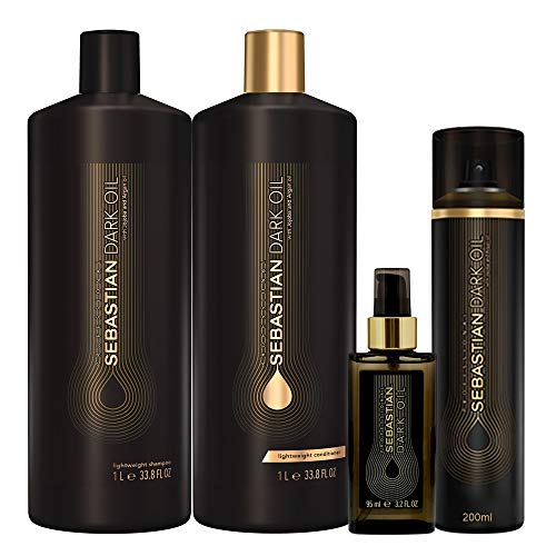 Kit Shampoo Condicionador Óleo e Condicionador a Seco Sebastian Professional Dark Oil