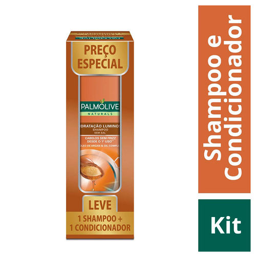 Kit Shampoo + Condicionador Palmolive Hidratação Luminosa 350ml
