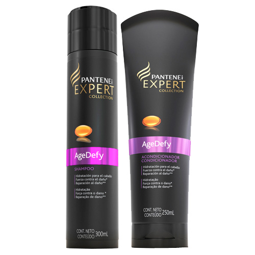 Kit Shampoo + Condicionador Pantene Expert Collection Agedefy