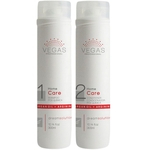 Kit Shampoo + Condicionador Pós Química Home Care Vegas Professional - 300ml: