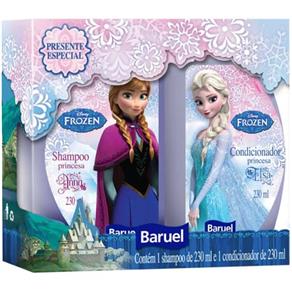 Kit Shampoo + Condicionador Princesas Frozen 230Ml