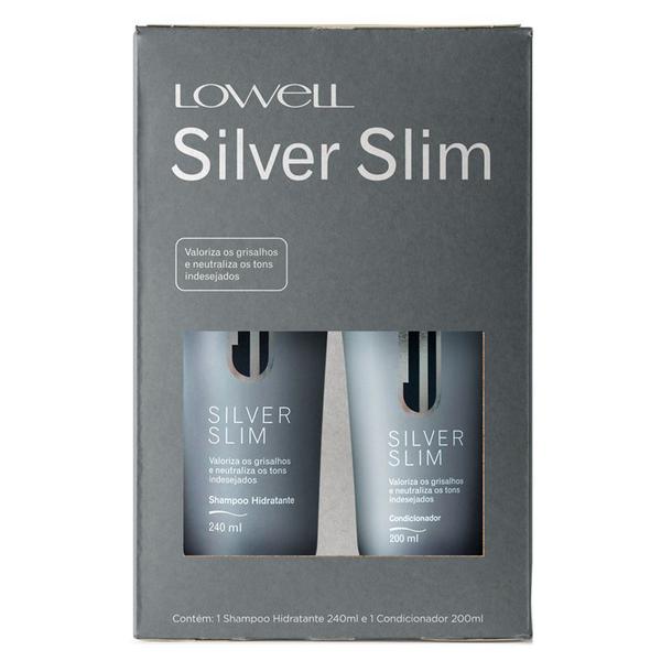 Kit Shampoo Condicionador Silver Slim Lowell