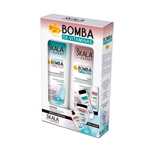 Kit Shampoo + Condicionador Skala Expert Bomba