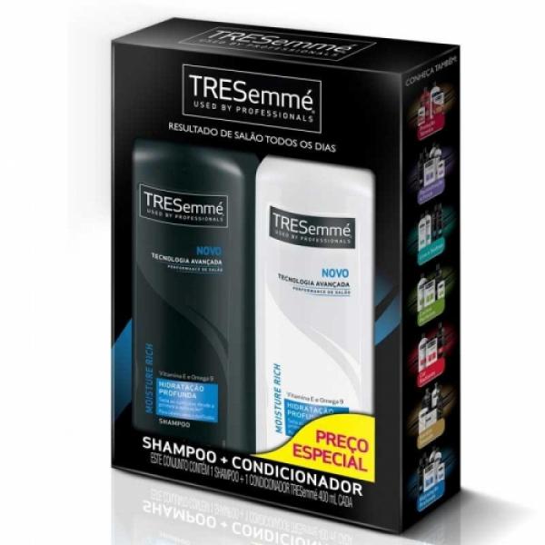 Kit Shampoo + Condicionador Tresemmé Hidratação Profunda 400ml - Tresemme