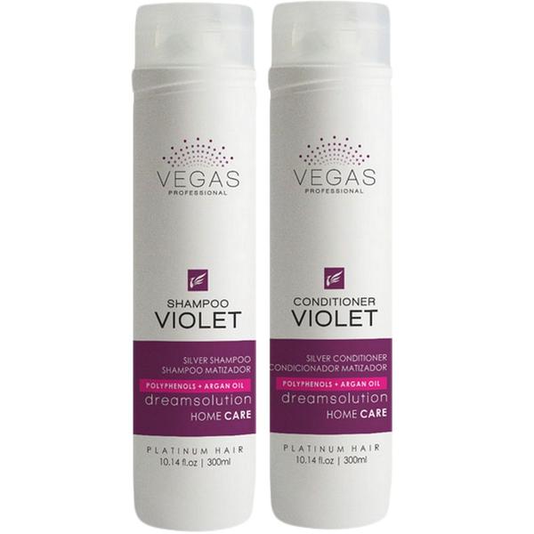 Kit Shampoo + Condicionador Violet 2x300ml Vegas Professional