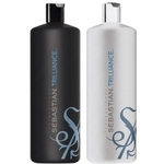 Kit Shampoo + Condicionador 2x1000ml Sebastian Trilliance