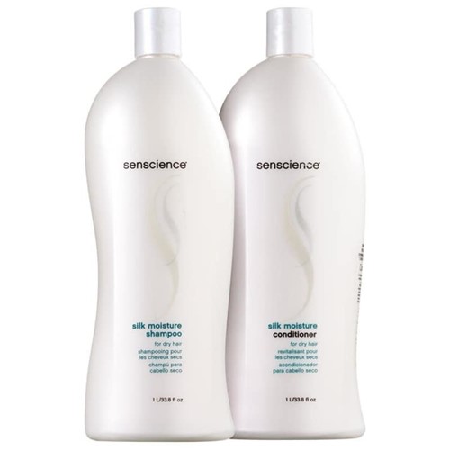 Kit Shampoo + Condicionador 2X1000Ml Silk Moisture Senscience