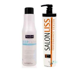 Kit Shampoo de Limpeza Profunda Marie Louise 1L + Escova Progressiva Salon Liss 1L
