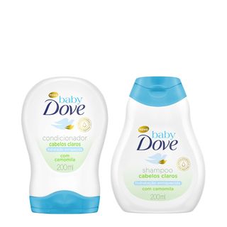Kit Shampoo Dove Baby Cabelos Claros Hidratação Enriquecida + Condicionador Leve Mais e Pague Menos