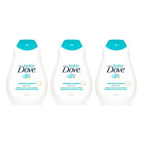 Kit Shampoo Dove Baby Hidratação Enriquecida 400ml 3 Unidades