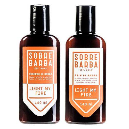 Kit - Shampoo e Balm - Light My Fire - Sobrebarba