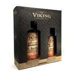 Kit Shampoo e Balm Para Barba - Terra - Viking