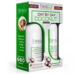 Kit Shampoo E Bálsamo Day By Day Coconut Forever Liss - 2X300Ml