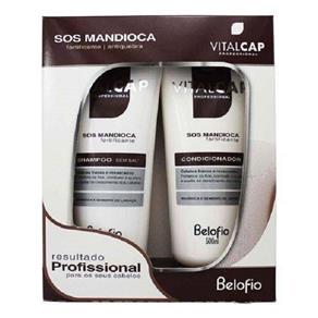 Kit Shampoo e Condicionador 500ml Vitalcap S.o.s Mandioca