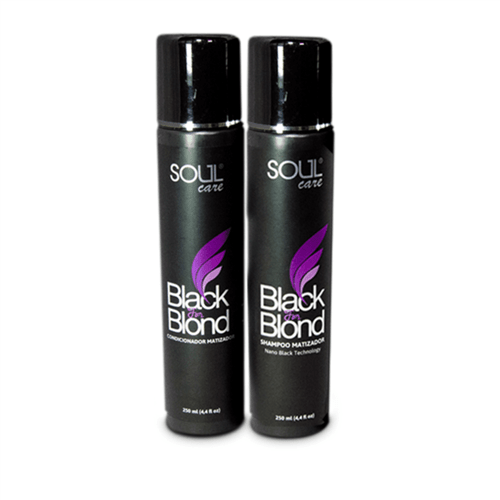 Kit Shampoo e Condicionador Black Blond Matizador para Loiras Soul Car...