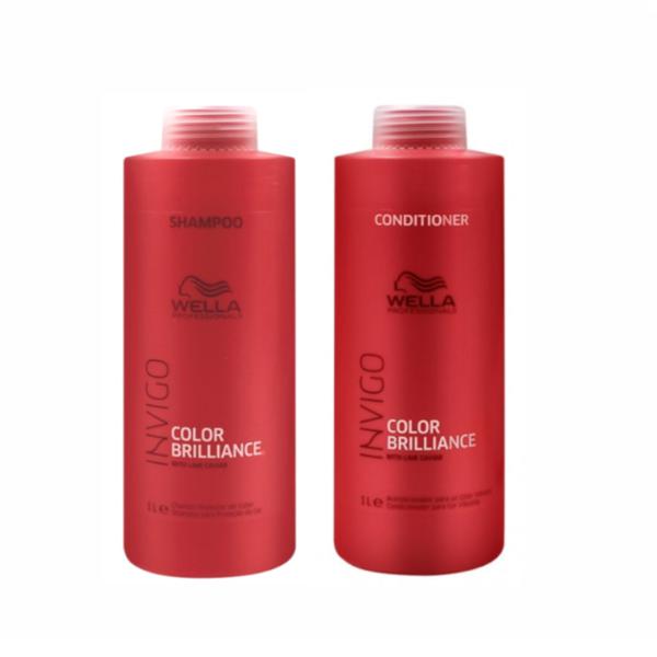Kit Shampoo e Condicionador Collor Brilliance Invigo - Wella