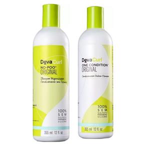 Kit Shampoo e Condicionador Deva Curl no Poo e One Condition - 355ml