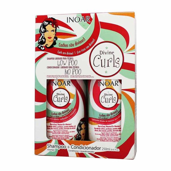 Kit Shampoo e Condicionador Divine Curls 250ml - Inoar