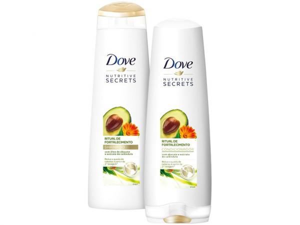 Kit Shampoo e Condicionador Dove Nutritive Secrets - Ritual Fortalecimento 400ml 2 Unidades