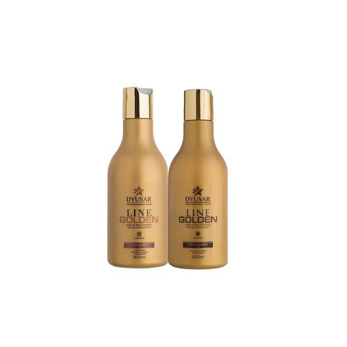 Kit Shampoo e Condicionador Dyusar Line Golden Pequeno