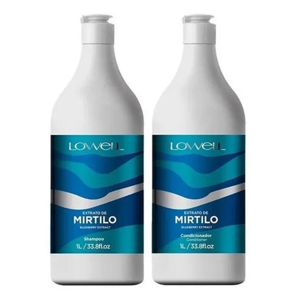 Kit Shampoo e Condicionador Extrato de Mirtilo LT Lowell