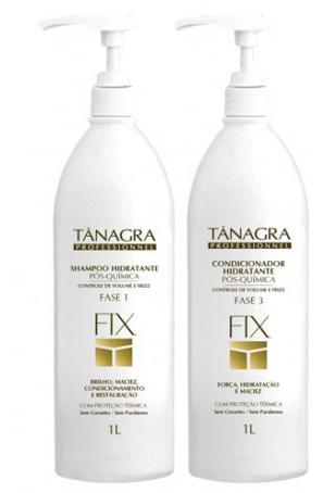 Kit Shampoo E Condicionador Fix Pós Química 1l Tânagra