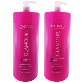 Kit Shampoo e Condicionador Glamour Plus Cadiveu 3 Litro