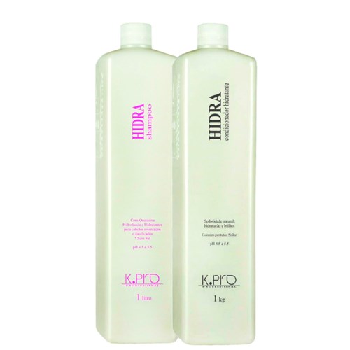 Kit Shampoo e Condicionador Hidratante K.Pro Hidra Profissional