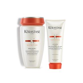 Kit Shampoo e Condicionador Kerastase Nutritive Satin 1 P