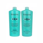 Kit Shampoo e Condicionador Kérastase Resistance Extentioniste (2x1000ml)