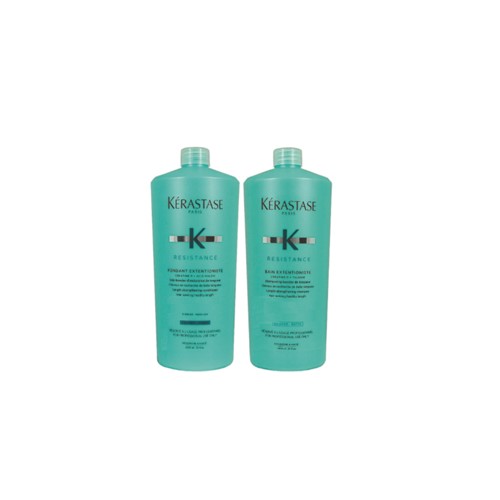 Kit Shampoo e Condicionador Kerastase Resistance Extentioniste (2x1000ml) - Tricae