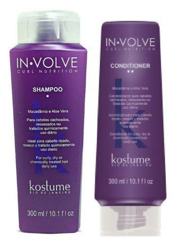 Kit Shampoo E Condicionador Kostume In Volve Curl Nutrition