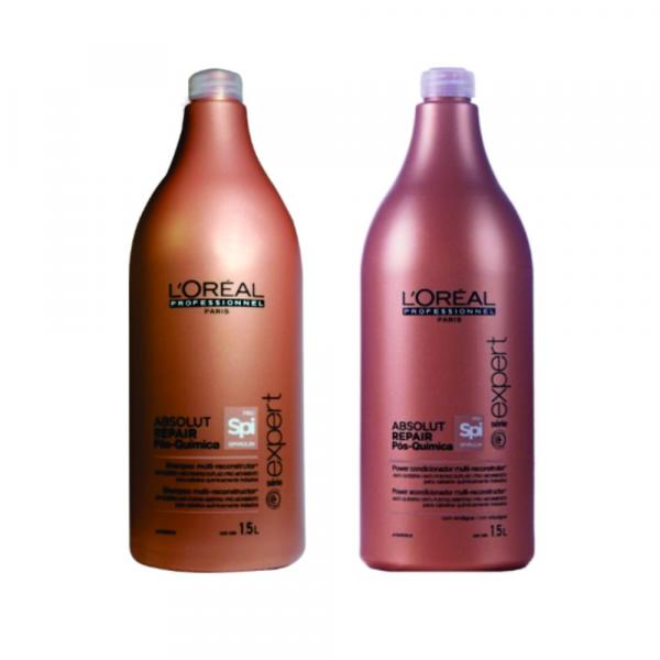 Kit Shampoo e Condicionador LOréal Absolut Repair Pós Química - Loreal