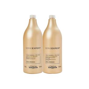 Kit Shampoo e Condicionador Loreal Gold Quinoa + Protein G