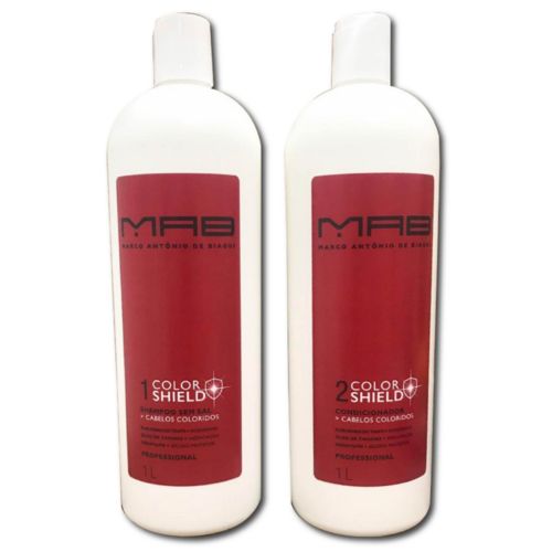 Kit Shampoo e Condicionador Mab Marco Antônio de Biaggi Color Shield 2x1L