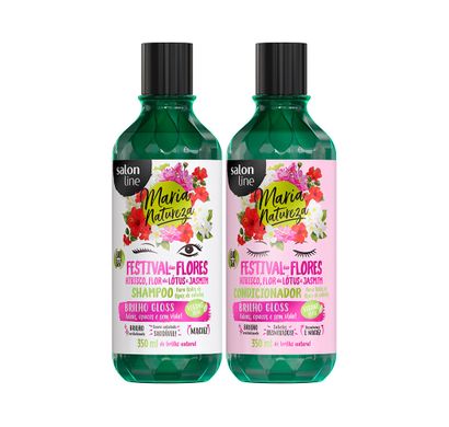 Kit Shampoo e Condicionador Maria Natureza Festival das Flores - Salon Line
