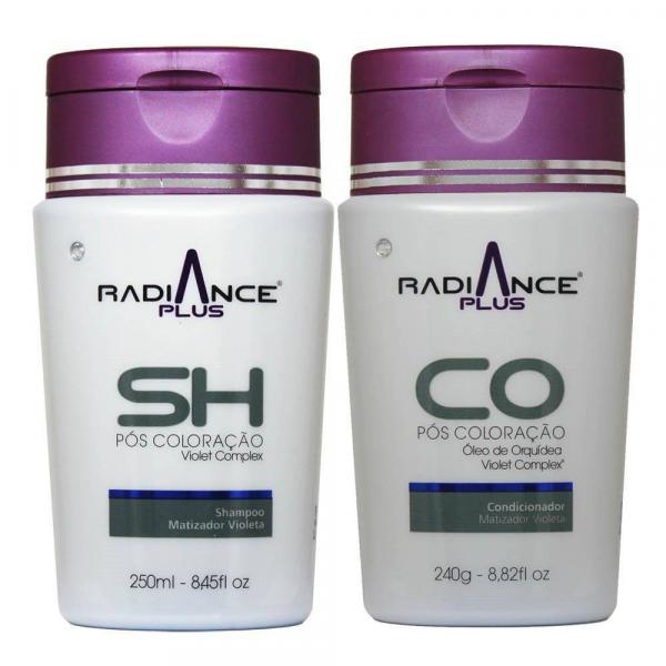 Soller Radiance Plus Kit Shampoo e Condicionador Matizador Violeta 250 G