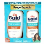 Kit Shampoo e Condicionador Niely Gold Óleo de Argan
