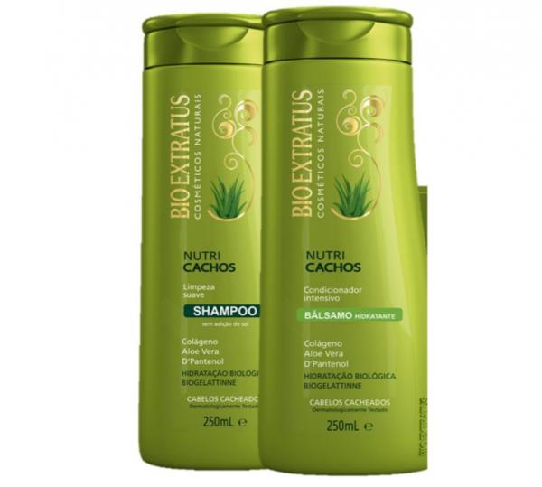 Kit Shampoo e Condicionador Nutri Cachos 2x250ml - Bio Extratus