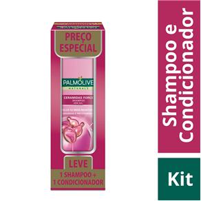Kit Shampoo e Condicionador Palmolive Naturals Ceramidas Force 350ml