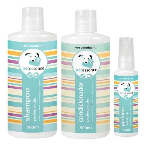 Kit Shampoo e Condicionador Pet Essence Pedindo Colo
