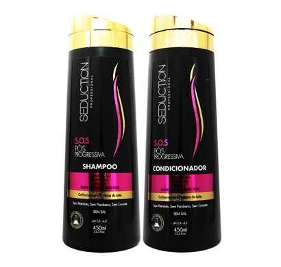 Kit Shampoo e Condicionador Pós Progressiva 450ml - Seduction