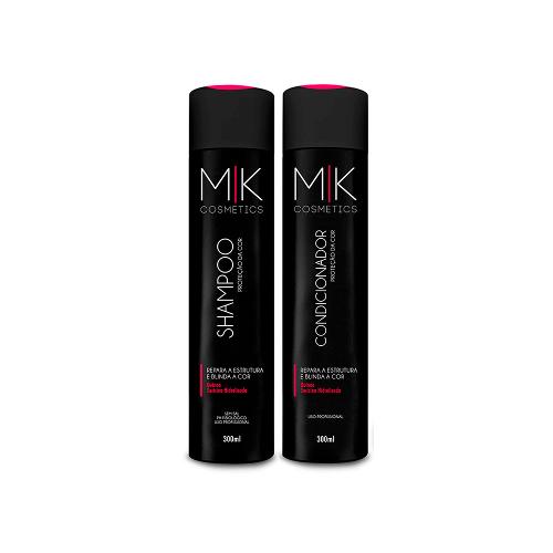 Kit Shampoo e Condicionador Proteção da Cor - Mk Cosmestic