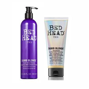 Kit Shampoo E Condicionador Tigi Bed Head Dumb Blonde Purple