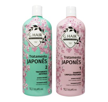 Kit Shampoo e Condicionador Tratamento Japonês 1L - G Hair